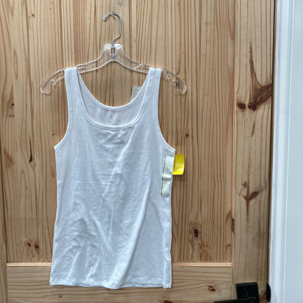 WOMENS A NEW DAY WHITE SL TANK M NWT