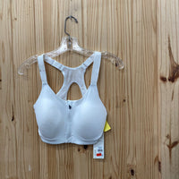 WOMENS CALIA WHITE SPORTS BRA 34DD NWT
