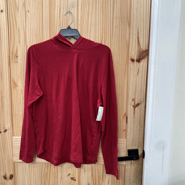 MENS VRST LS WINE SHIRT L