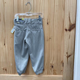 BOYS ADIDAS GREY/BLK SPORTS PANTS 2XS NWT