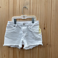 GIRLS CAT & JACK WHITE SHORTS S 6/7