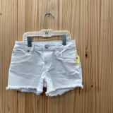 GIRLS CAT & JACK WHITE SHORTS S 6/7