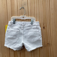 GIRLS CAT & JACK WHITE SHORTS S 6/7