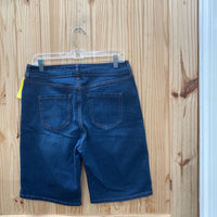 WOMENS NINE WEST DK DENIM BERMUDA SHORTS 10