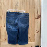 WOMENS FADED GLORY DENIM CAPRIS 12