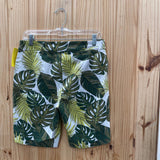 WOMENS TIME & TRU GREEN PLANTS BERMUDA SHORTS L