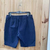 WOMENS TIME & TRU NAVY BLUE BERMUDA SHORTS L