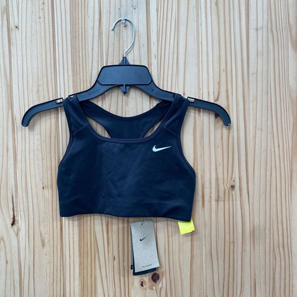 WOMENS NIKE SPORTS BRA BLK/WHITE XS NWT