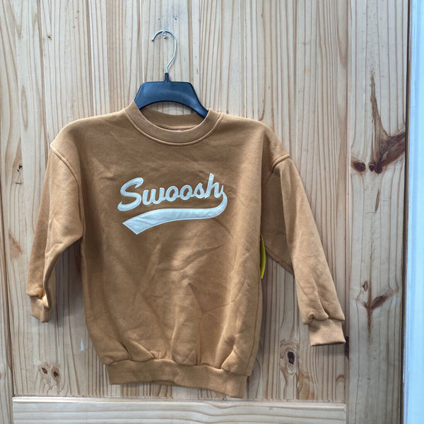 NIKE SWOOSH SWEATSHIRT LT RUST XS NWT