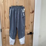 MENS NIKE TRACK PANTS GREY/WHITE L NWT