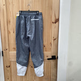 MENS NIKE TRACK PANTS GREY/WHITE L NWT