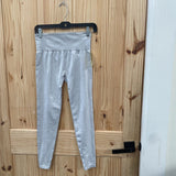 WOMENS GYMSHARK LT GREY LEGGINGS S