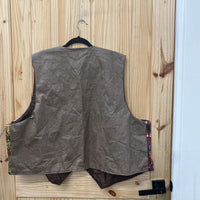 WOMENS WESTERN VEST TAUPE W/BOOTS 1X/2X