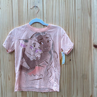 GIRLS MOANA PEACH SHIRT 5T