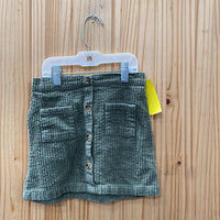 GIRLS WONDER NATION GREEN CORDUORY SKIRT 5T