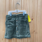 GIRLS WONDER NATION GREEN CORDUORY SKIRT 5T