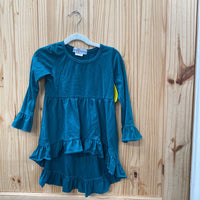 GIRLS ADORABLE SWEETNESS DK TEAL LS SHIRT 5/6