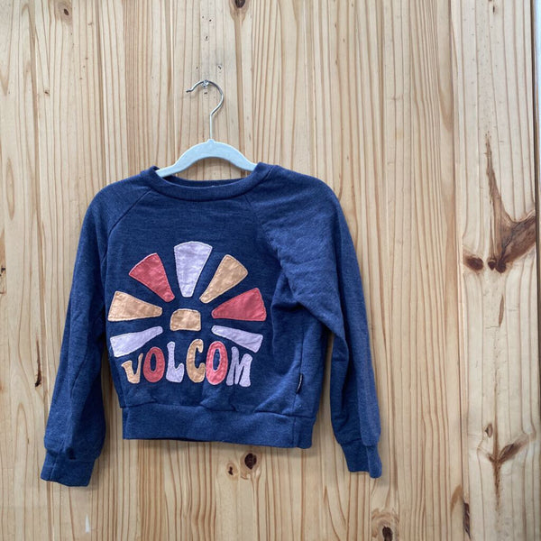 GIRLS VOLCOM NAVY BLUE SWEATSHIRT 5