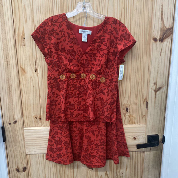 WOMENS JUDITH HART 2PC SET RED 6P