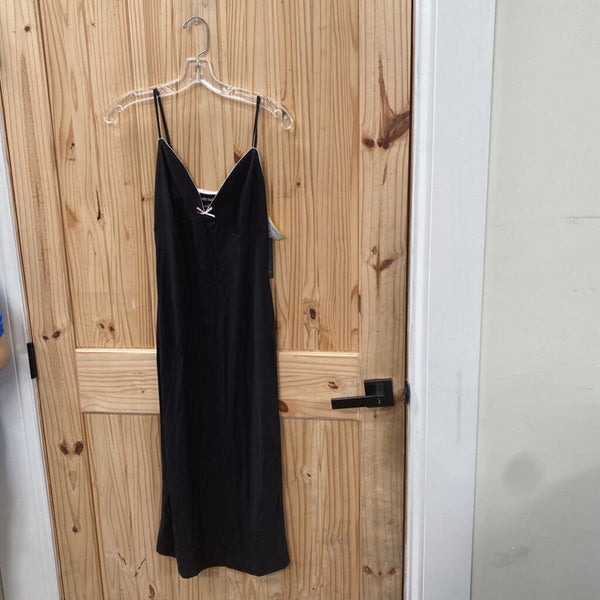 WOMENS SL NIGHTIE BLK S NWT