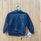 BOYS KEEP IT REAL FOREVER DK BLUE HOODIE 2T NWT