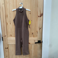 WOMENS WILD FABLE SL BROWN ROMPER M NWT