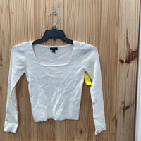 GIRLS ART CLASS CASUAL CREAM TOP L 10/12 NWT