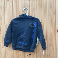BOYS KEEP IT REAL FOREVER DK BLUE HOODIE 2T NWT