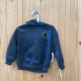 BOYS KEEP IT REAL FOREVER DK BLUE HOODIE 2T NWT