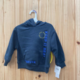 BOYS KEEP IT REAL FOREVER DK BLUE HOODIE 2T NWT