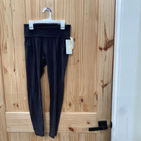 GIRLS ALL IN MOTION BLK LEGGINGS XL 14 NWT