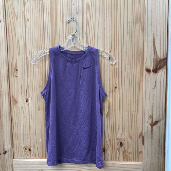 WOMENS NIKE TANK PURPLE/BLK S