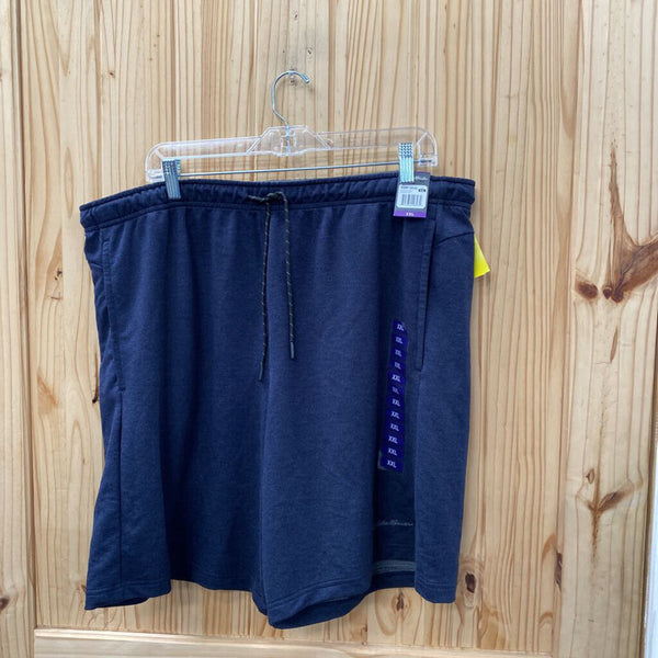 MENS EDDIE BAUER NAVY BLUE SHORTS XXL NWT