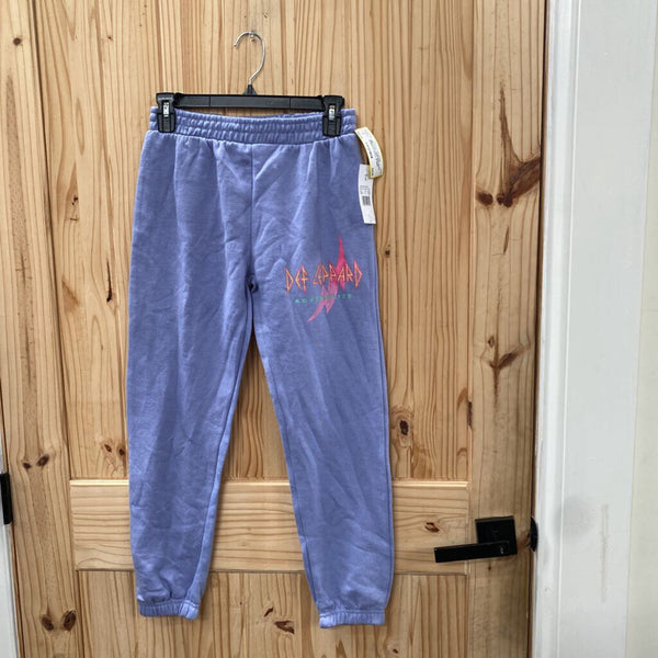 GIRLS DEF CEPPARD LILAC SWEATPANTS L 12 NWT