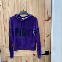 WOMENS VS LOVE PINK PURPLE/BLK PULLOVER S