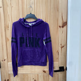 WOMENS VS LOVE PINK PURPLE/BLK PULLOVER S