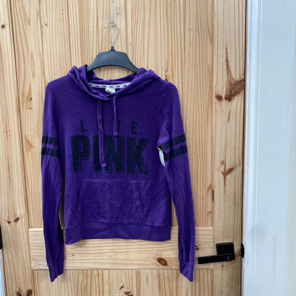 WOMENS VS LOVE PINK PURPLE/BLK PULLOVER S