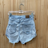 WOMENS AMERICAN EAGLE LT DENIM DIST. SHORTS 2