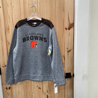 MENS CLEVELAND BROWN SWEATSHIRT BROWN L
