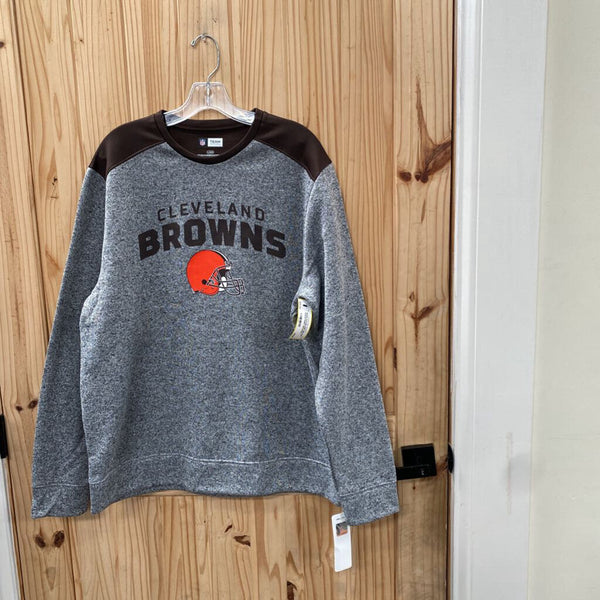 MENS CLEVELAND BROWN SWEATSHIRT BROWN L