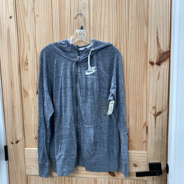 WOMENS NIKE JACKET GREY/WHITE XXL