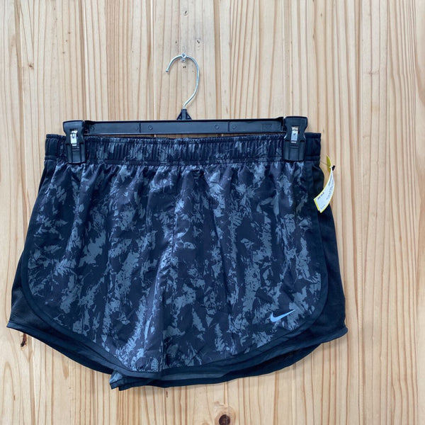 WOMENS NIKE SHORTS GREY/BLK L NWT