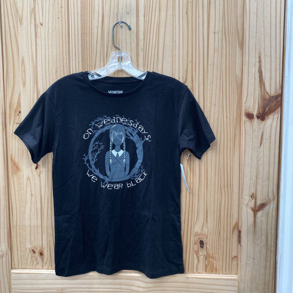 GIRLS ON WEDNESDAYS WE WEAR BLK T-SHIRT L 10/12 NWT