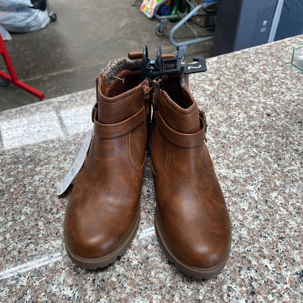 GIRLS WONDER NATIO BROWN BOOTS 2 NWT