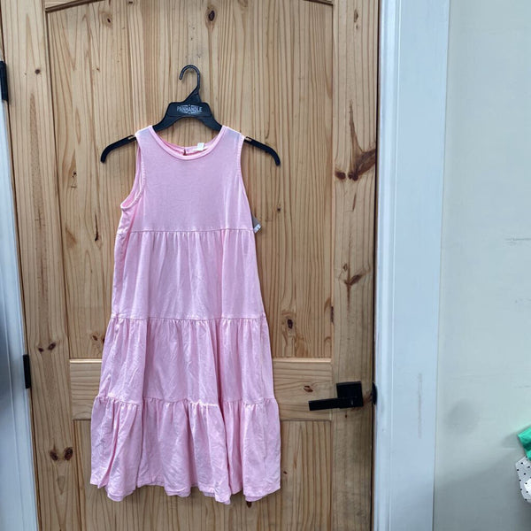 GIRLS CREWCUTS LT PINK SL DRESS L 12