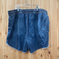 WOMENS MAURICES DENIM SHORTS SIZE 20W