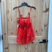 WOMENS 2 PC RED PAJAMA SET NWT SIZE XL