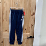BOYS ADIDAS JOGGERS NAVY BLUE/WHITE M 10/12 NWT