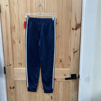 BOYS ADIDAS JOGGERS NAVY BLUE/WHITE M 10/12 NWT