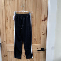 BOYS ADIDAS JOGGERS BLK/WHITE M 10/12 NWT